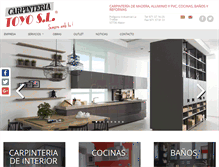 Tablet Screenshot of carpinteriatoyo.com